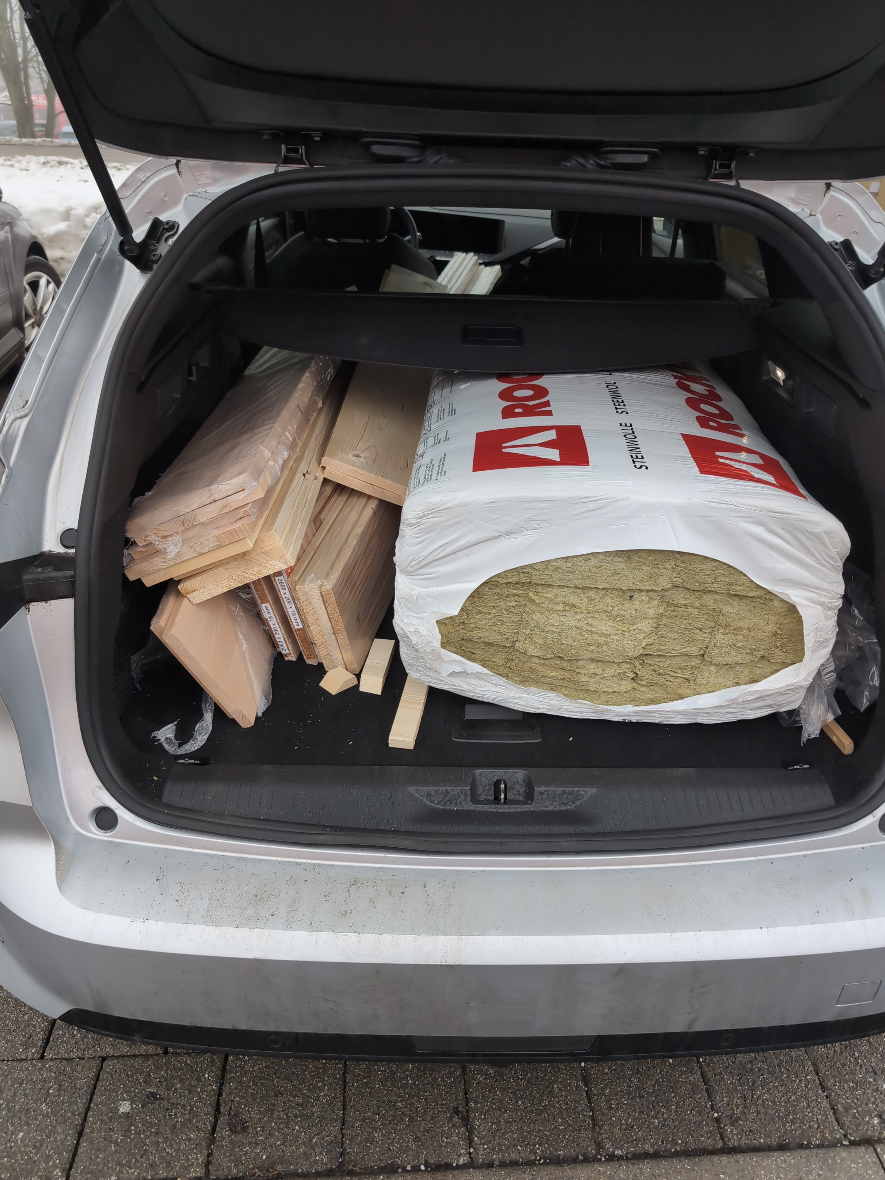 The rental car (It was the longest car available at the time)