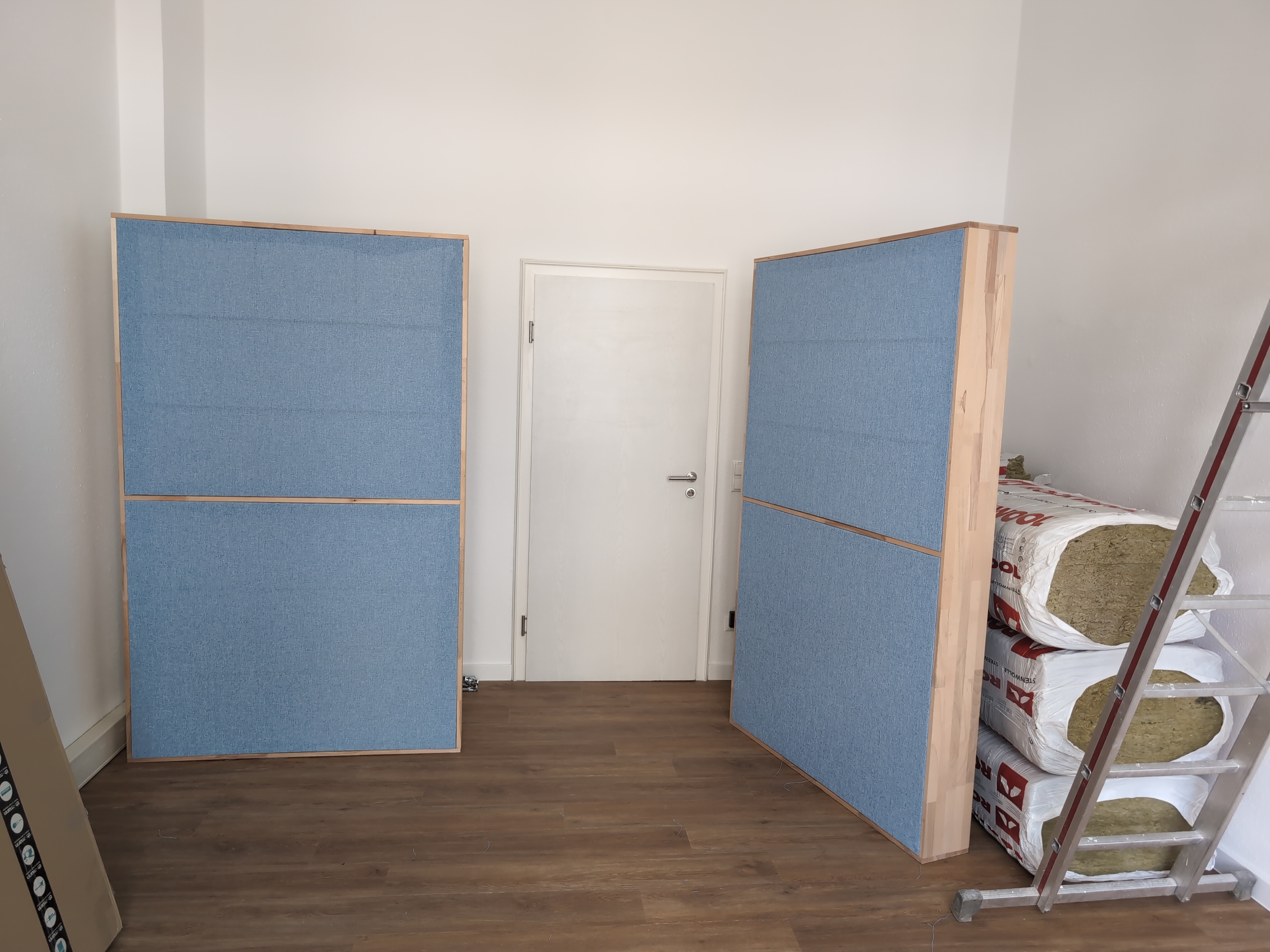 The finished absorber frames